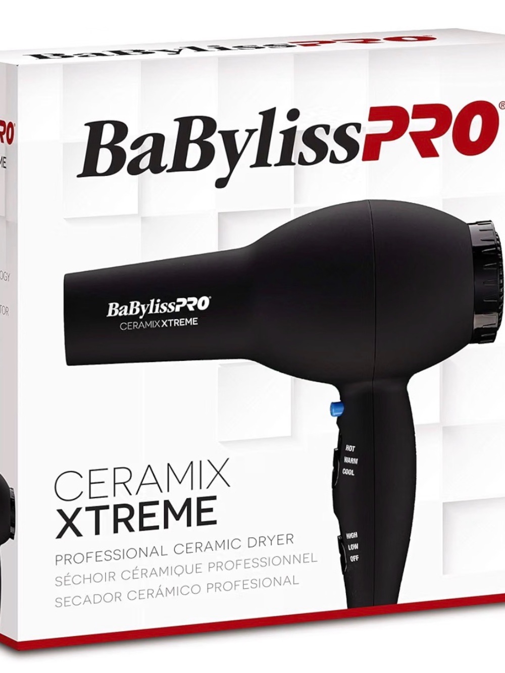 BaBylissPRO Black Ceramic Professional Hair Dryer